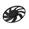 Uro Parts 09-15 Audi A4-A5 Inc Quattro:Right Auxiliary Fan, 8K0959455M 8K0959455M - alternate 1